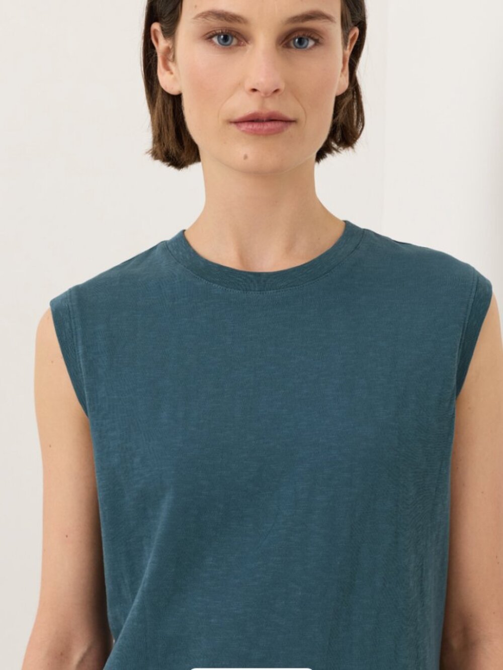 Organic Soft-Slub Essential Easy Muscle Tee Dress - Picture 4 of 5